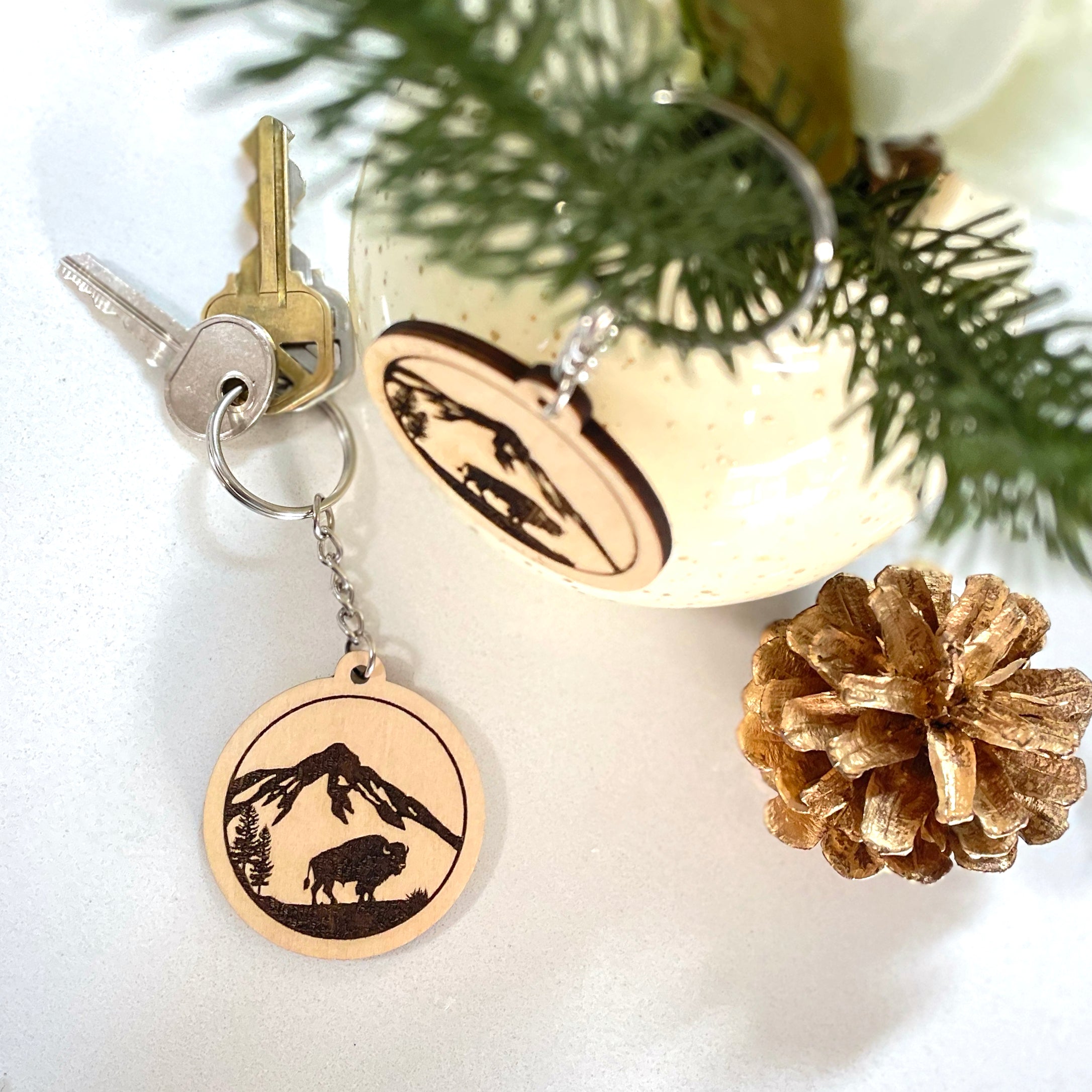 Yellowstone Keychain – Wanderlight